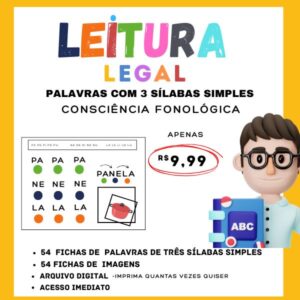 Apostila Três Silabas Simples